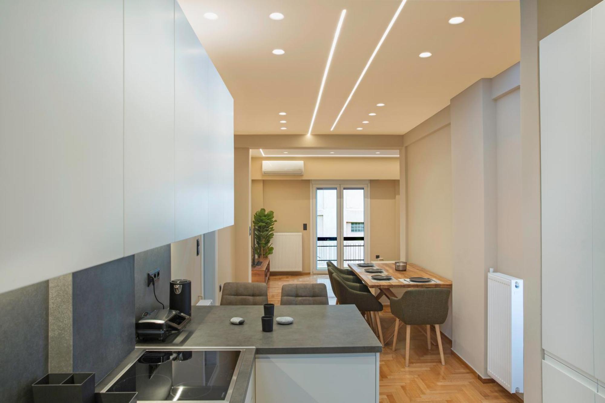 Urban Spacious Apartment Near Kallimarmaron Atenas Exterior foto